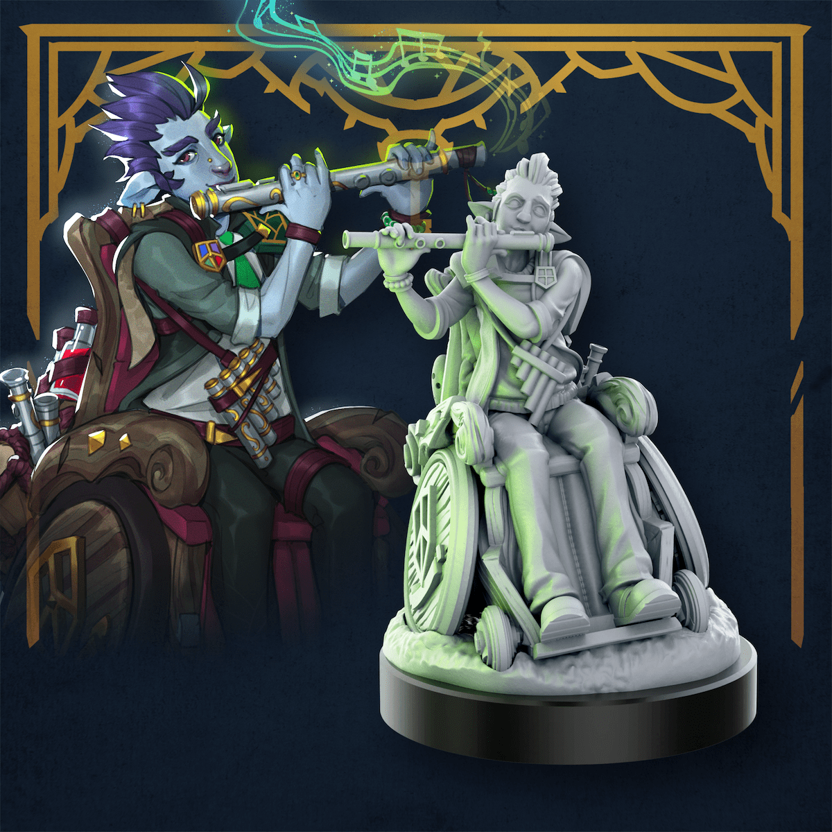 Meet the Firbolg Bard Student | Adventures & Academia - Steamforged Games