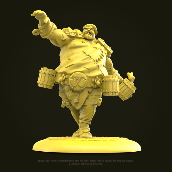 Steamforged Games Guild Ball Brewer Scum Mascot - Metal Miniature For Tabletop Wargame - View #3