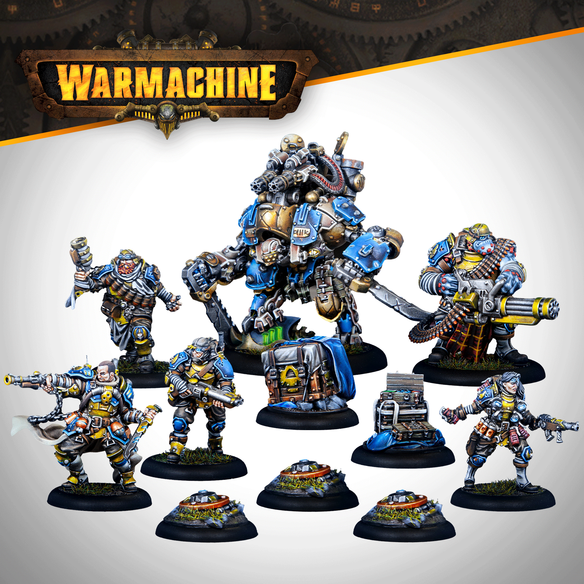 Warmachine - Cygnar Patrol Hund - Solo Figürchen - privateer press Warmachine - Cygnar Patrol Hund - Solo Figürchen - privateer press