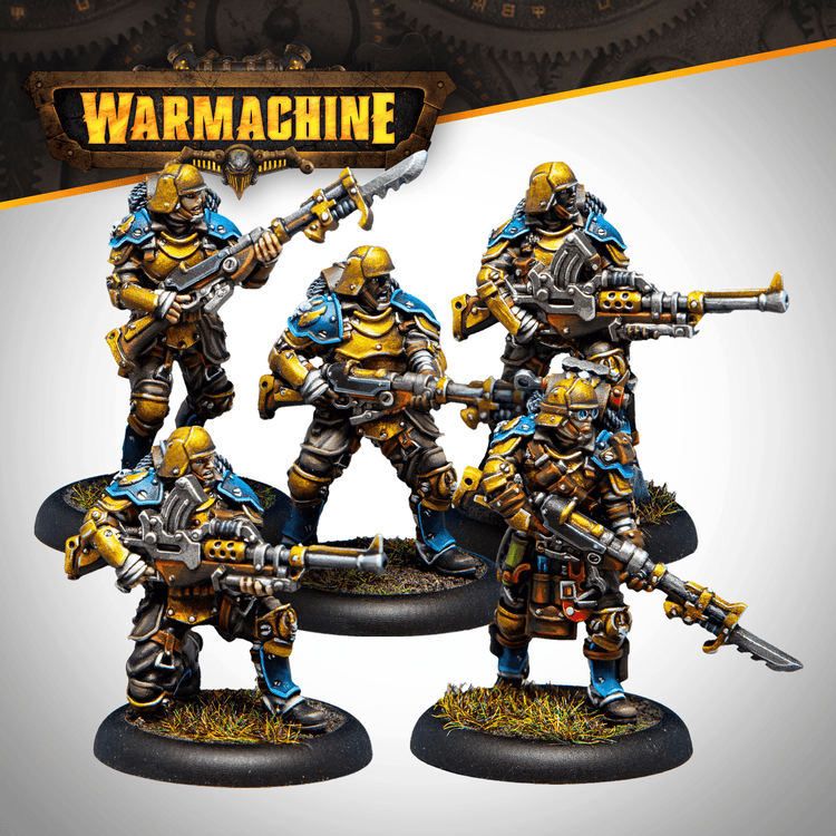 Warmachine: Cygnar Gravediggers Rangers Unit A - Steamforged Games