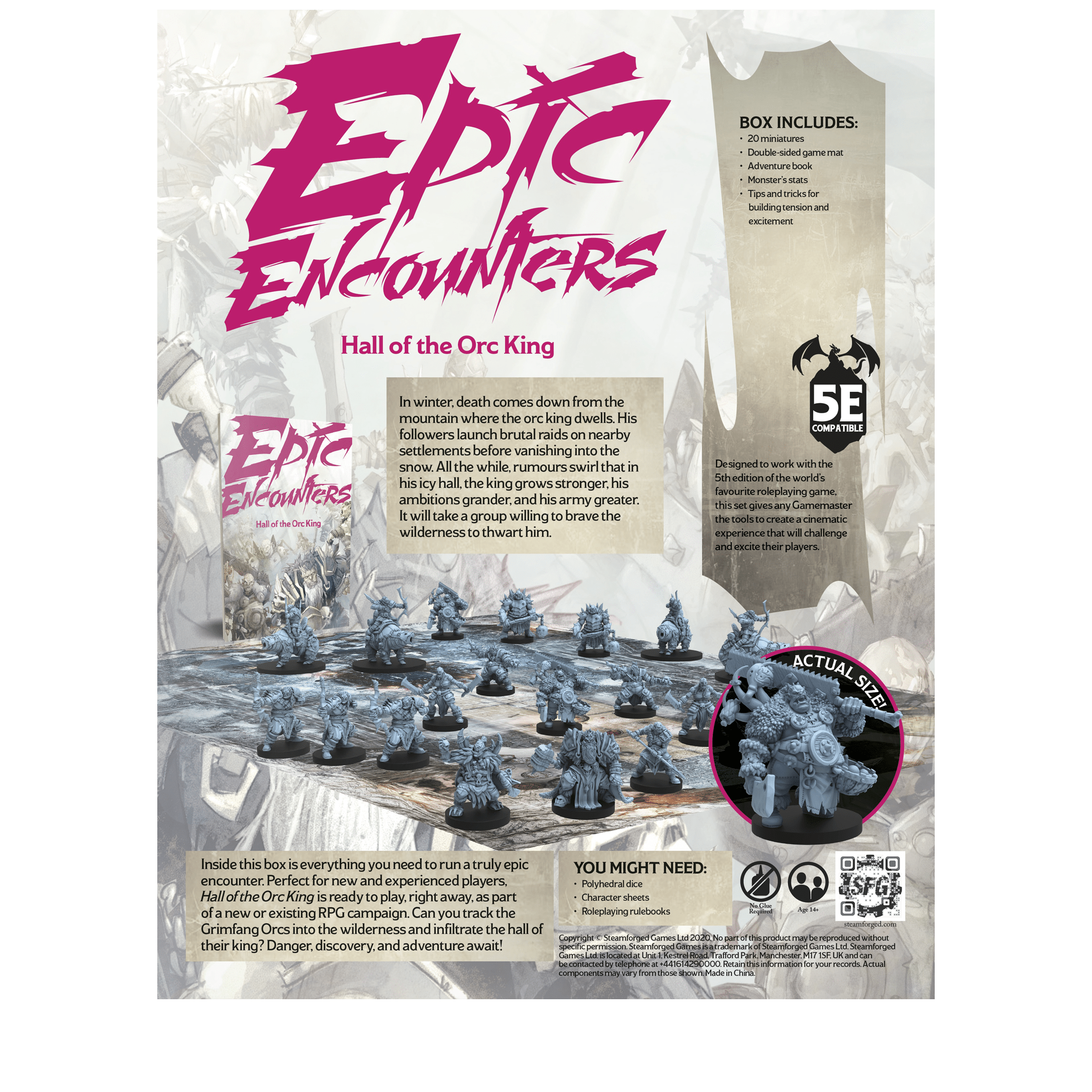 Epic Encounters: Hall of the Orc King - Steamforged Games