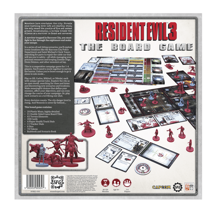 Resident Evil 3: The Board Game - Steamforged Games