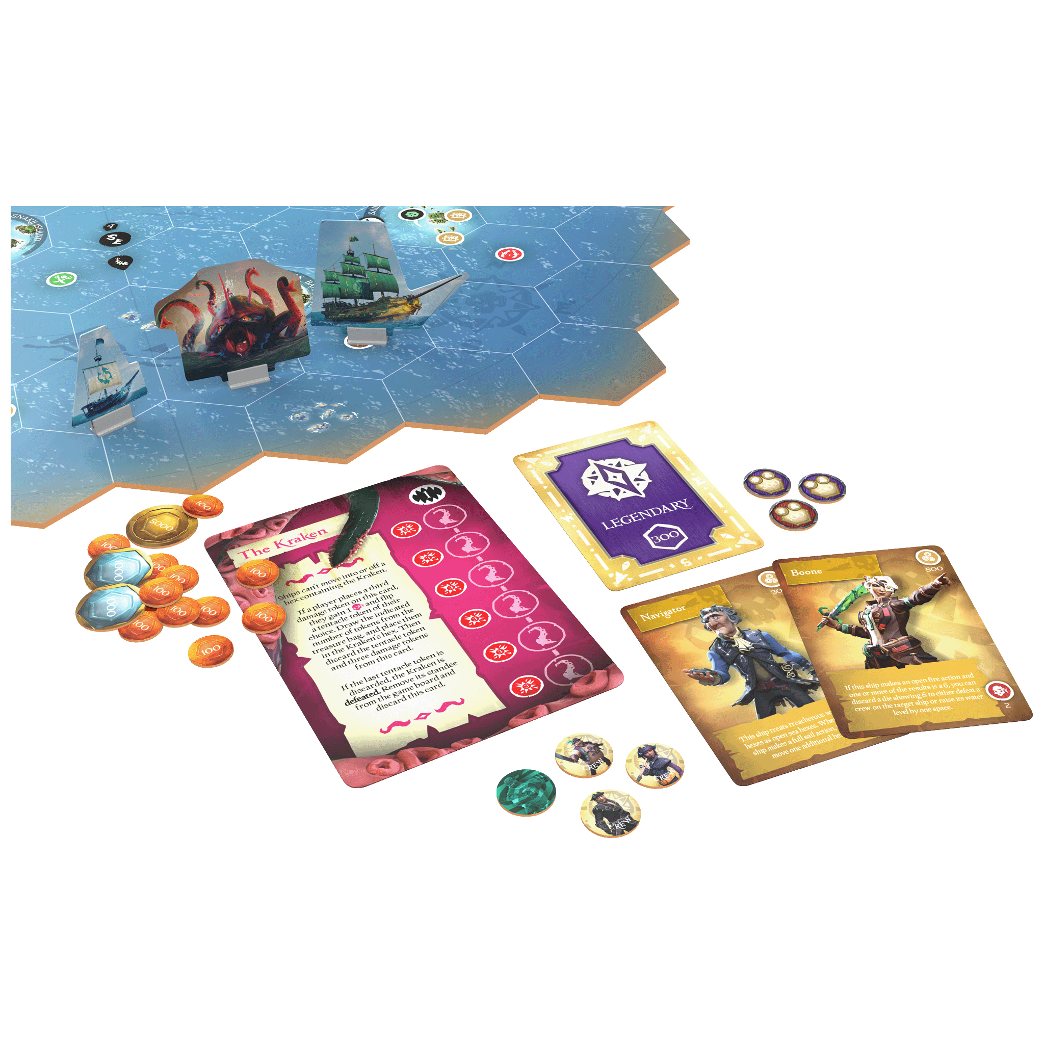 Sea of Thieves: Voyage of Legends Board Game - Steamforged Games