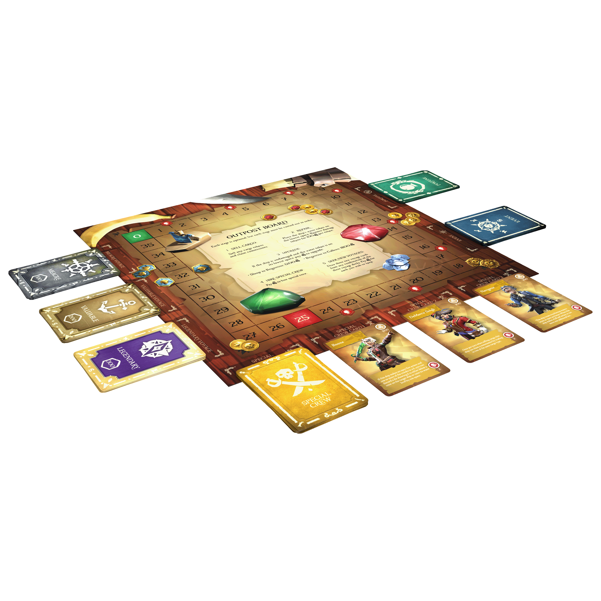 Sea of Thieves: Voyage of Legends Board Game - Steamforged Games