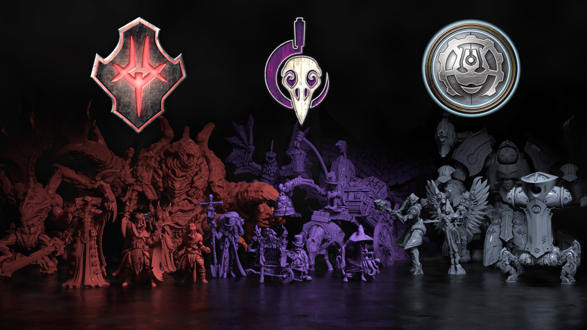 Grymkin, Infernals, & Convergence – a new FronTier for Warmachine 3D launching March 2026 - Steamforged Games