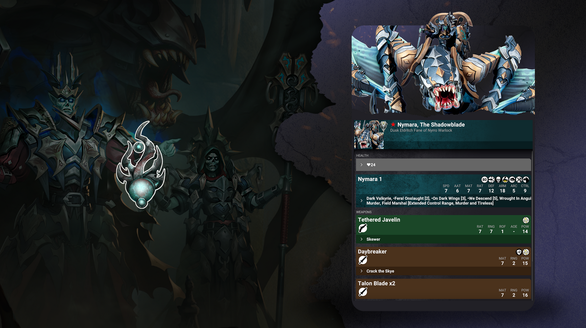 Rules reveal – Nymara the Shadowblade