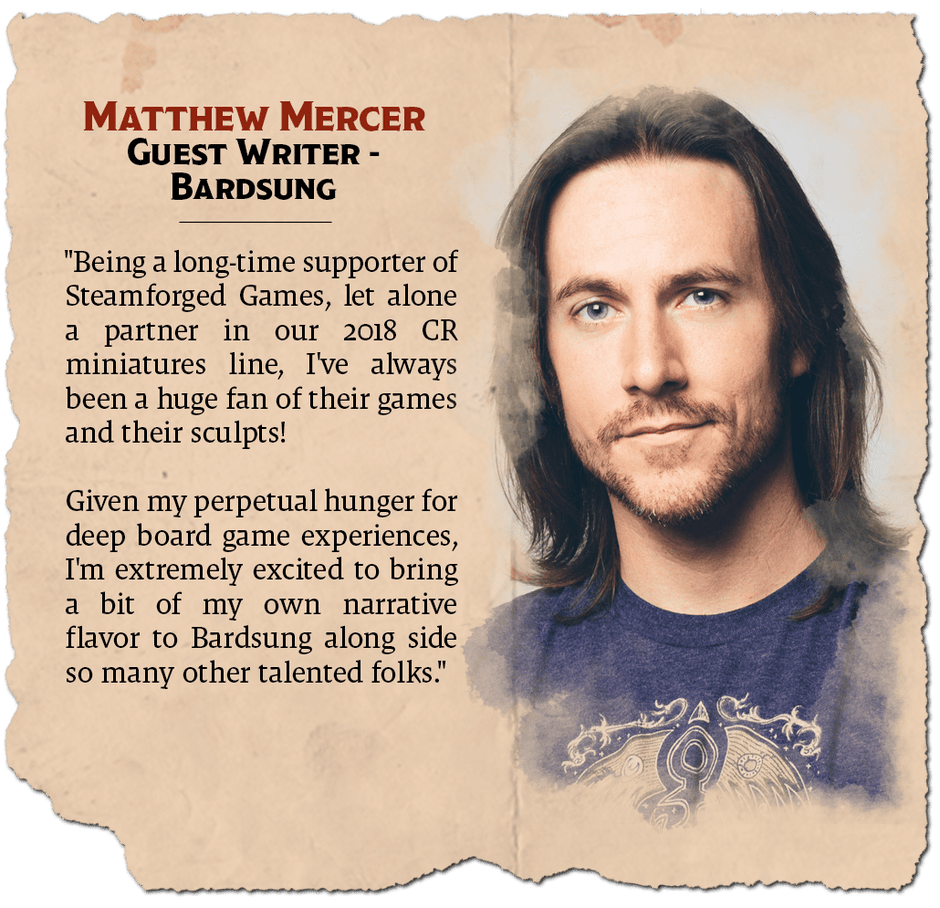 Matthew Mercer is on Board for Bardsung | Festive Train 2020