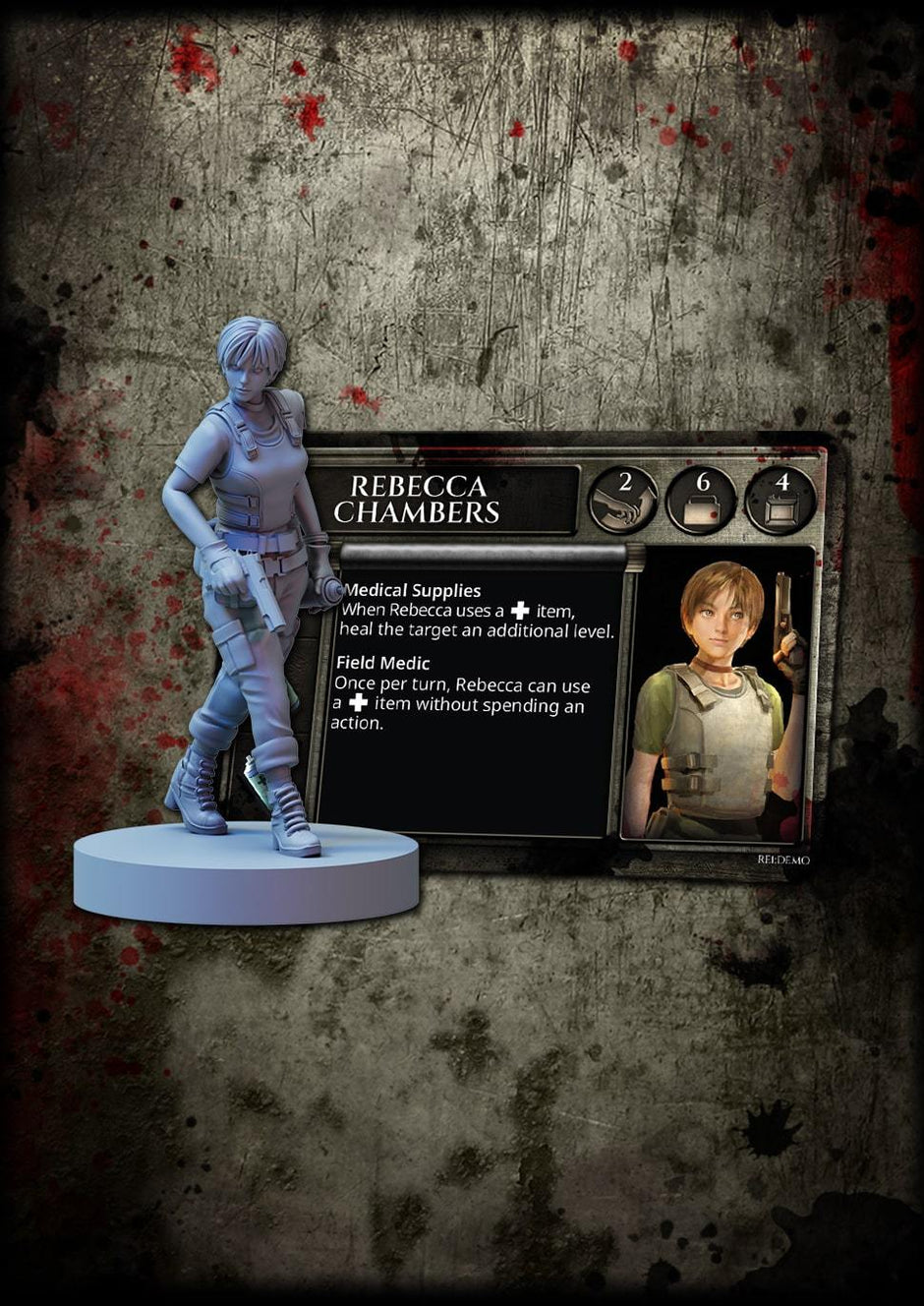 Designing the Player Characters | Resident Evil: The Board Game