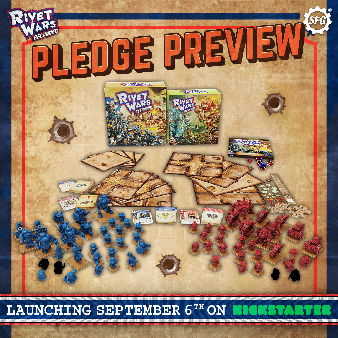 Pledge Level Preview! | Rivet Wars: Reloaded