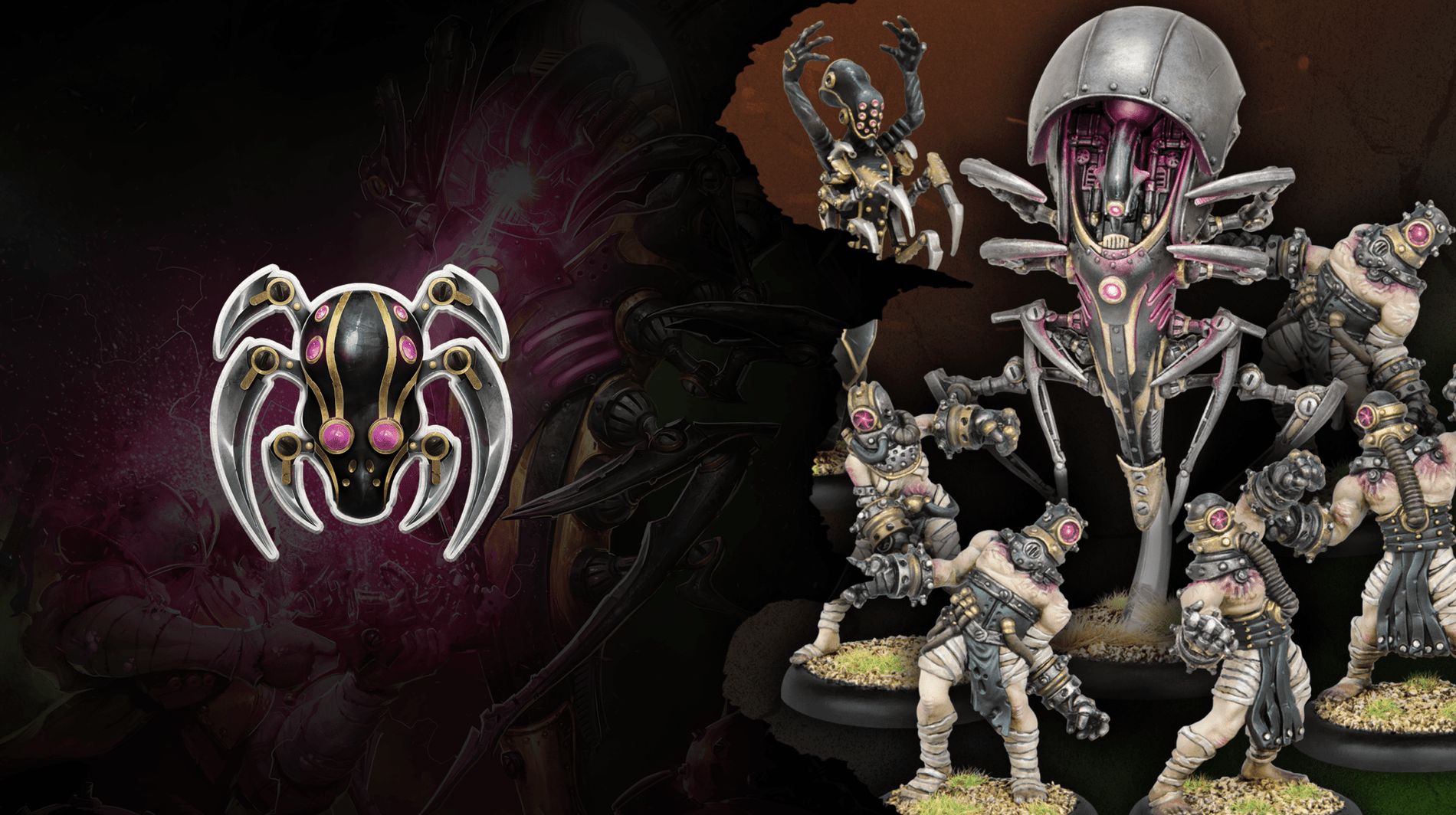 Steel your minds. Cognifex Cyphon and drudge reinforcements invade the Iron Kingdoms - Steamforged Games