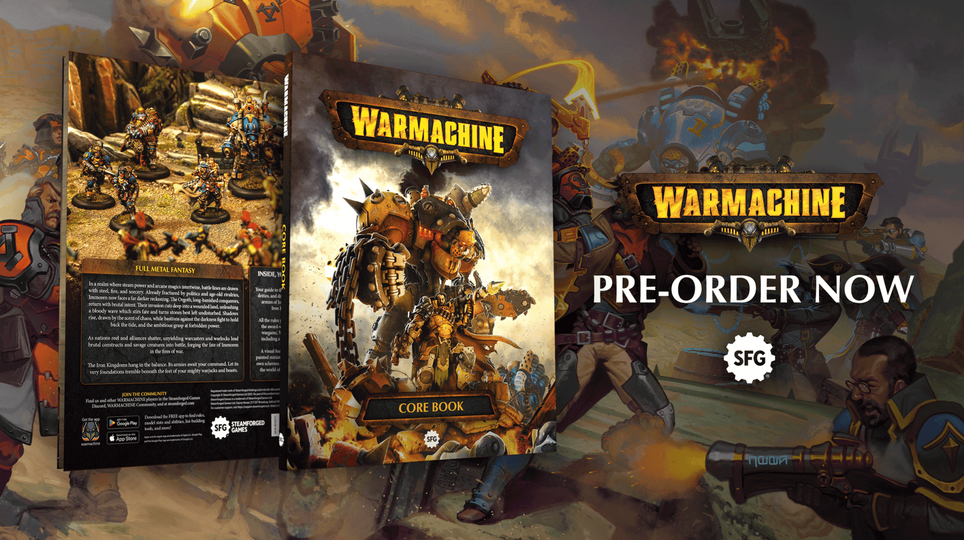 Introducing the Warmachine Core Book - Steamforged Games