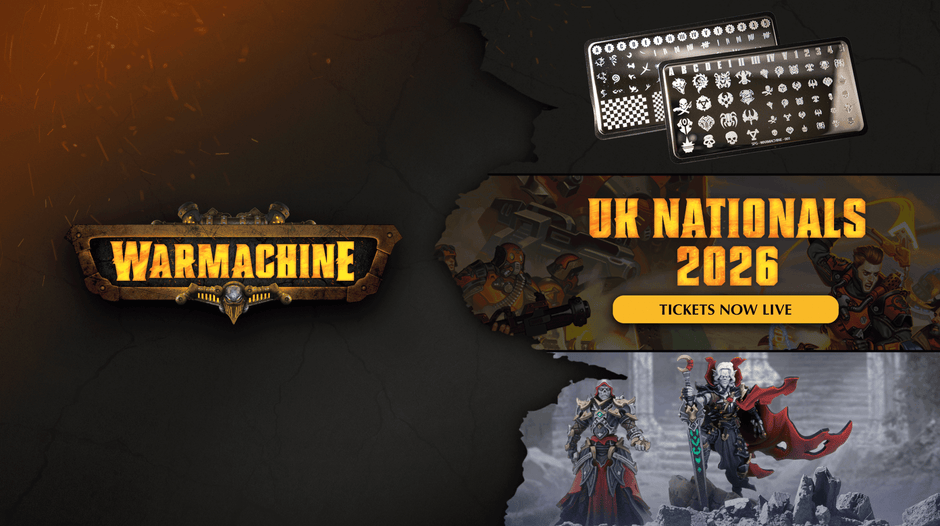 Warmachine Wednesday – UK Nationals, hobby Stampin’ Plates, and live previews - Steamforged Games