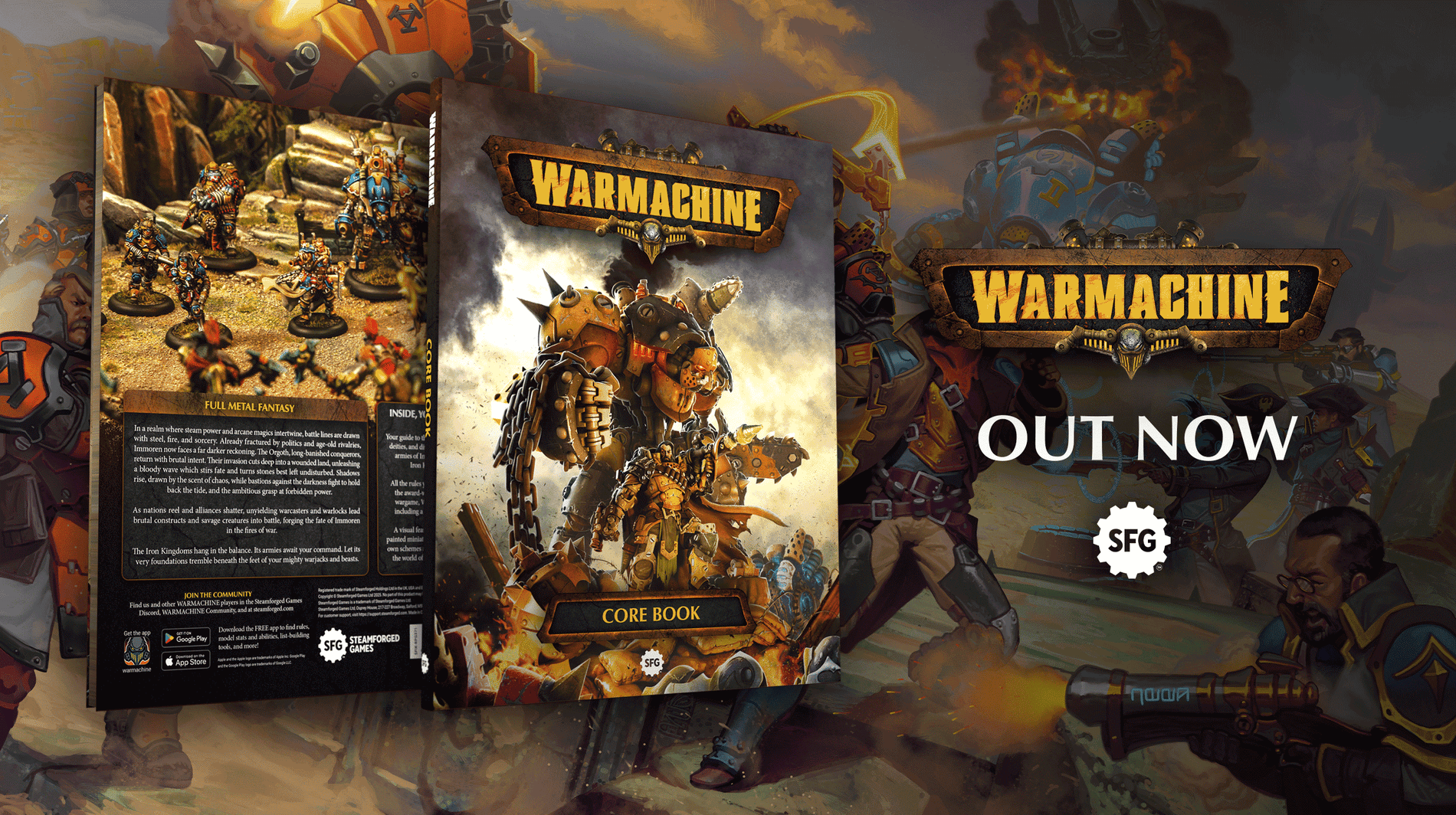 Full metal fantasy: Get your Warmachine Core Book out now