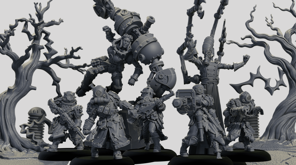 Snow control — Warmachine 3D November - Steamforged Games