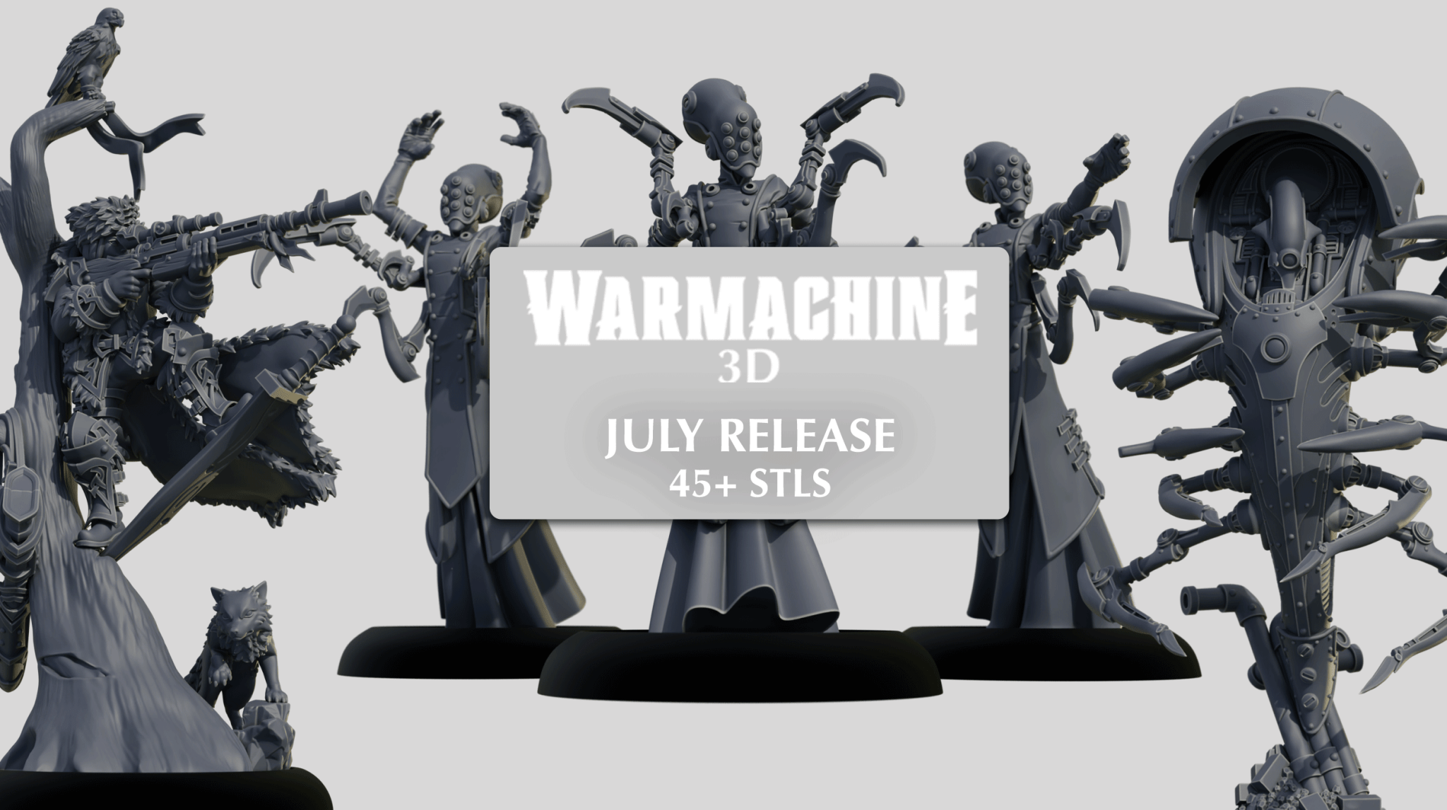 Snipers, psychics & subterranean scars - Warmachine 3D July 2025