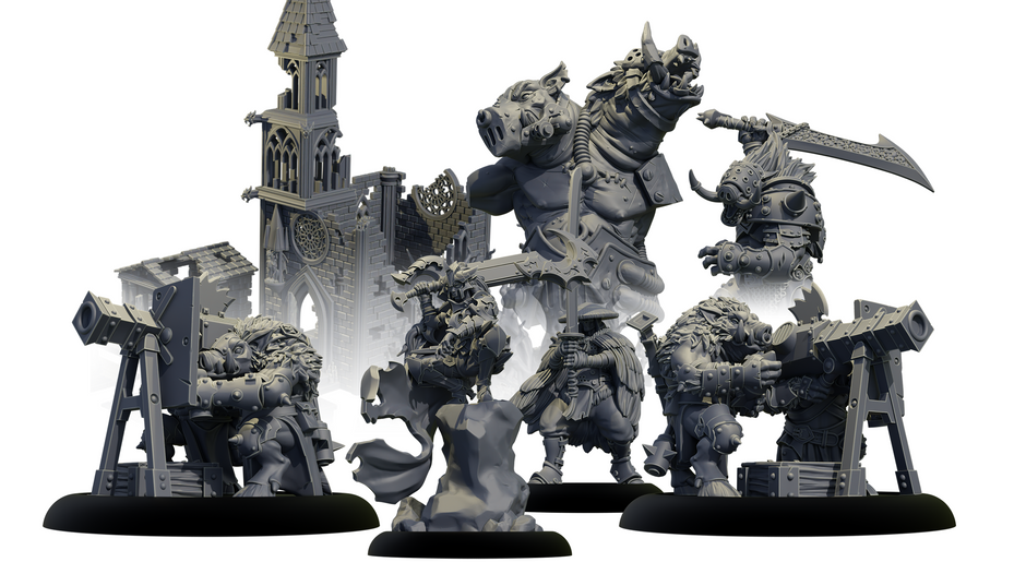 Rocket fire & ruin — Warmachine 3D June preview