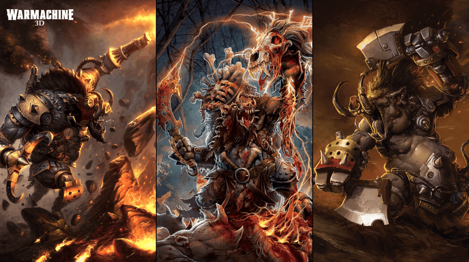 Go hog wild! New army squeals into Warmachine 3D – January Tribe preview - Steamforged Games