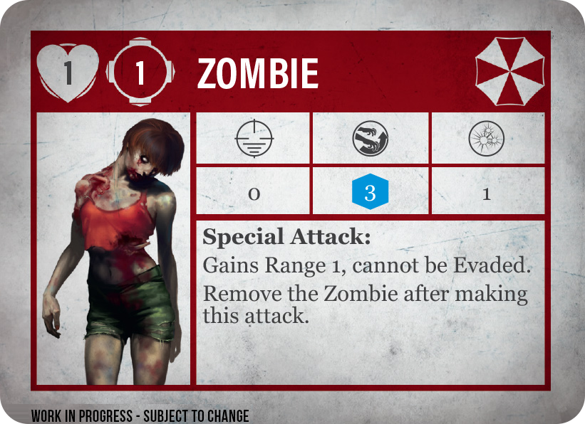 Enemies | Resident Evil 2: The Board Game