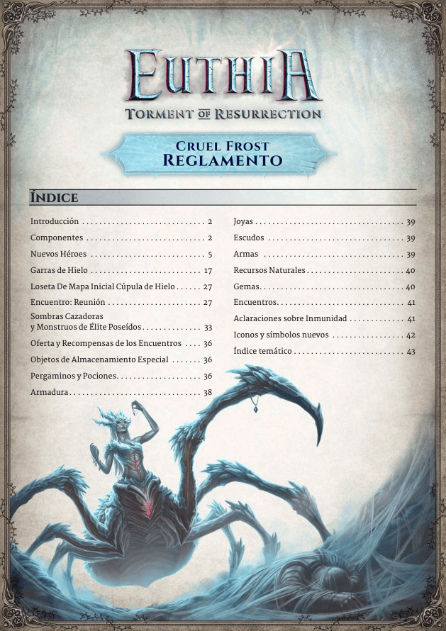 Euthia Cruel Frost Scenario Book ES (PDF) - Steamforged Games