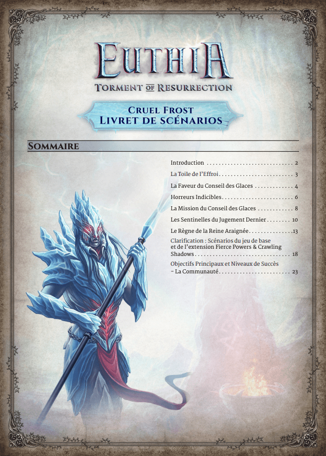 Euthia Cruel Frost Scenario Book FR (PDF) - Steamforged Games