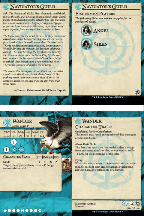 Guild Card Guild Ball Navigator's Guild Cards S4 Print-Friendly (PDF)