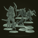 Guild Ball - The Hunters: Heralds of the Winter Moon - Resin / Grey