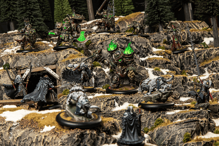 Warmachine: The Final Hunt Command Cadre (HIPS) - Steamforged Games