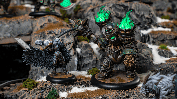 Warmachine: The Final Hunt Command Cadre (HIPS) - Steamforged Games