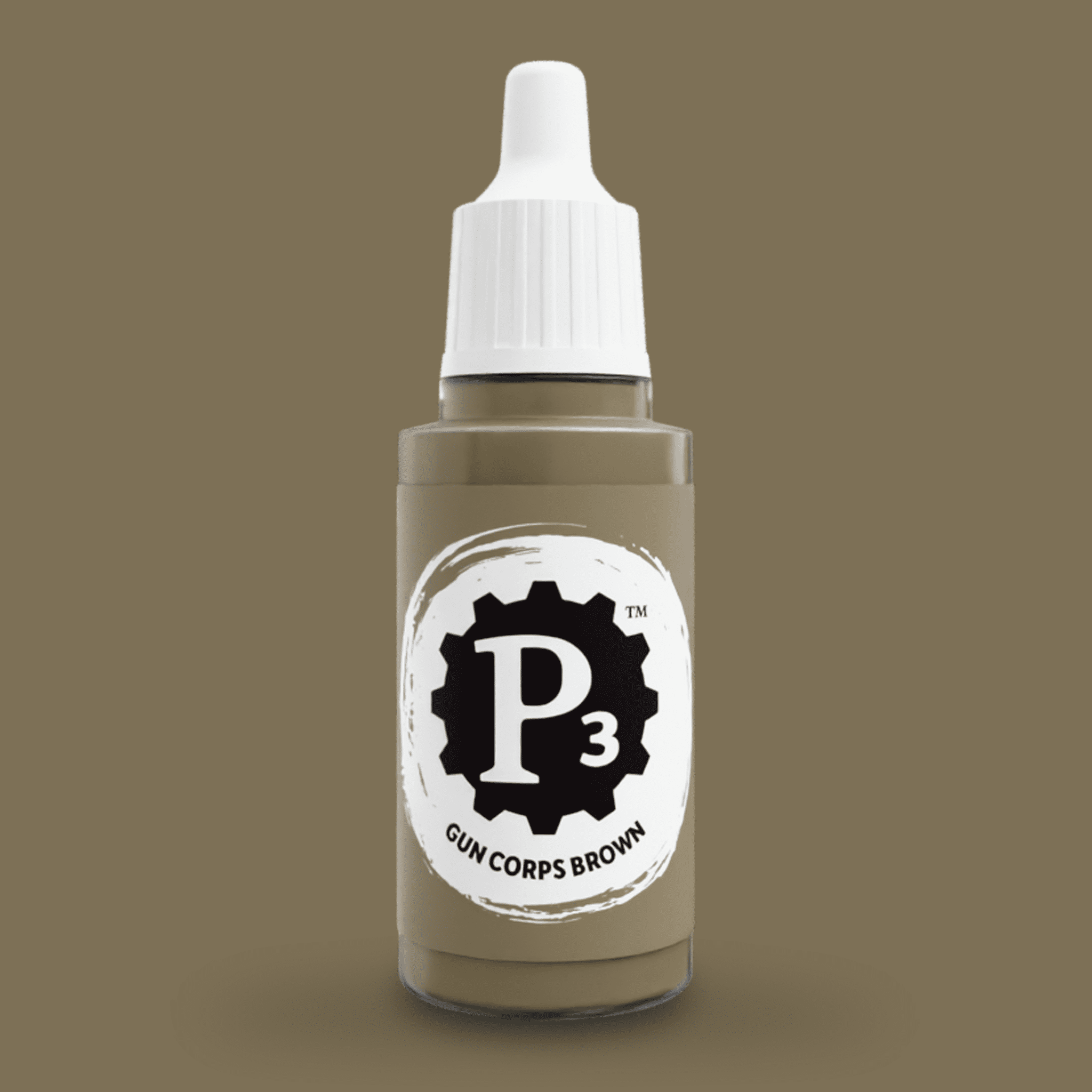 P3 Paints: Gun Corps Brown - Steamforged Games