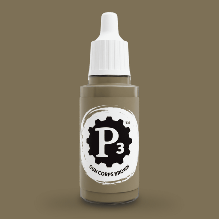 P3 Paints: Gun Corps Brown - Steamforged Games