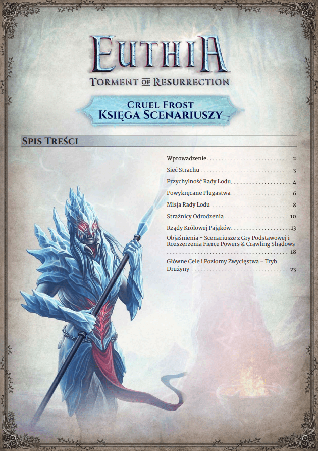 Euthia Cruel Frost Scenario Book PL (PDF) - Steamforged Games
