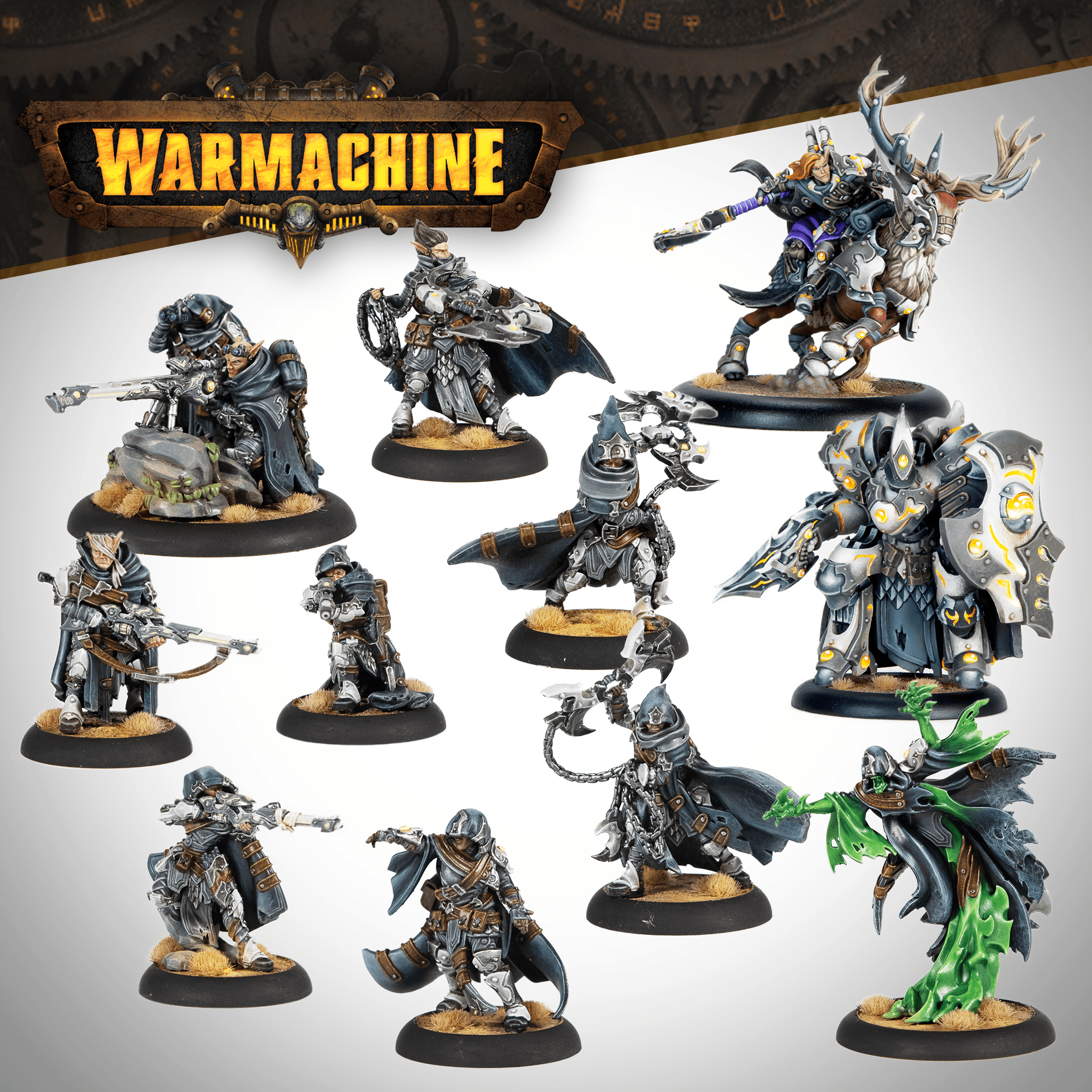 Warmachine: Dusk House Kallyss Command Starter - Steamforged Games