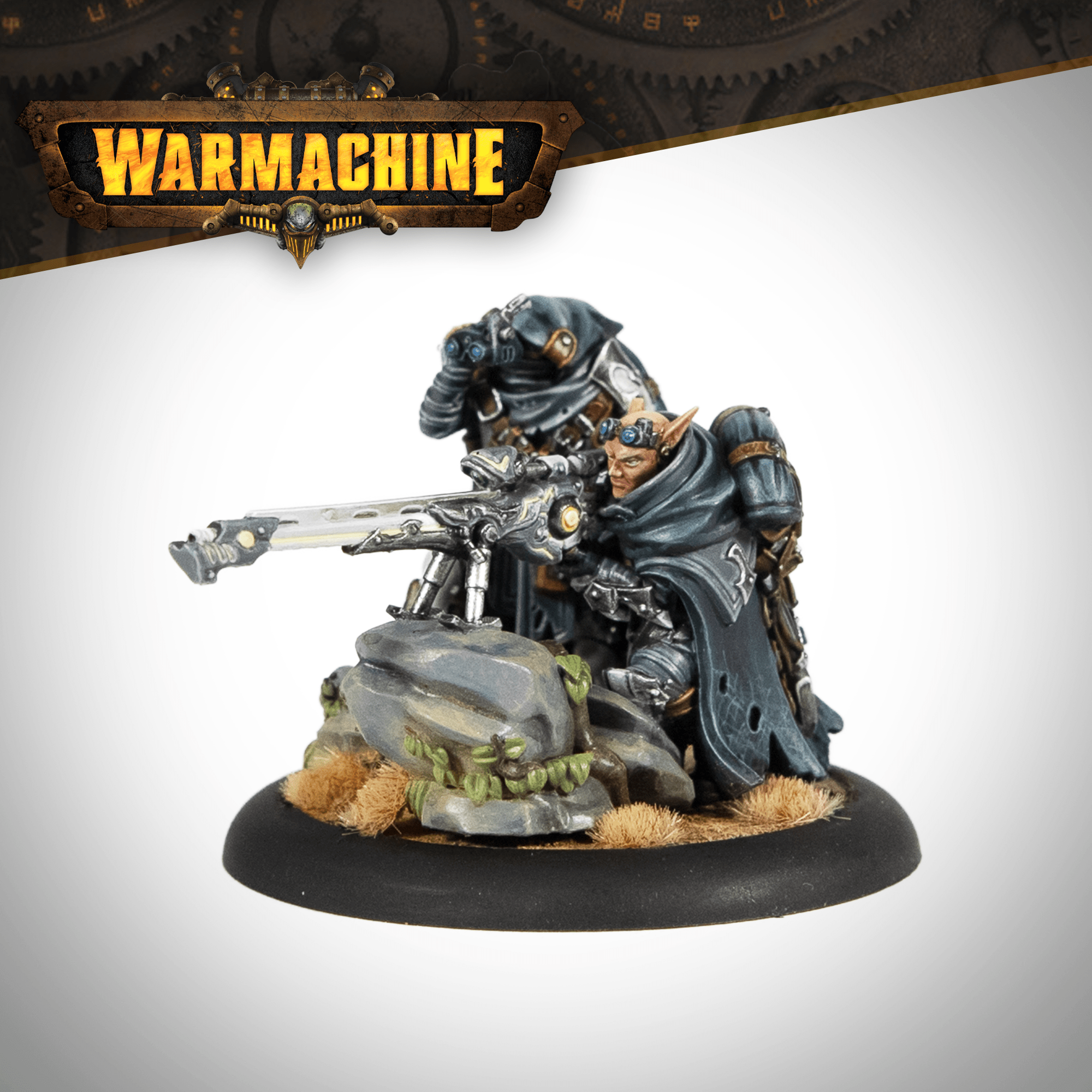 Warmachine: Mage Hunter Sniper Team - Steamforged Games