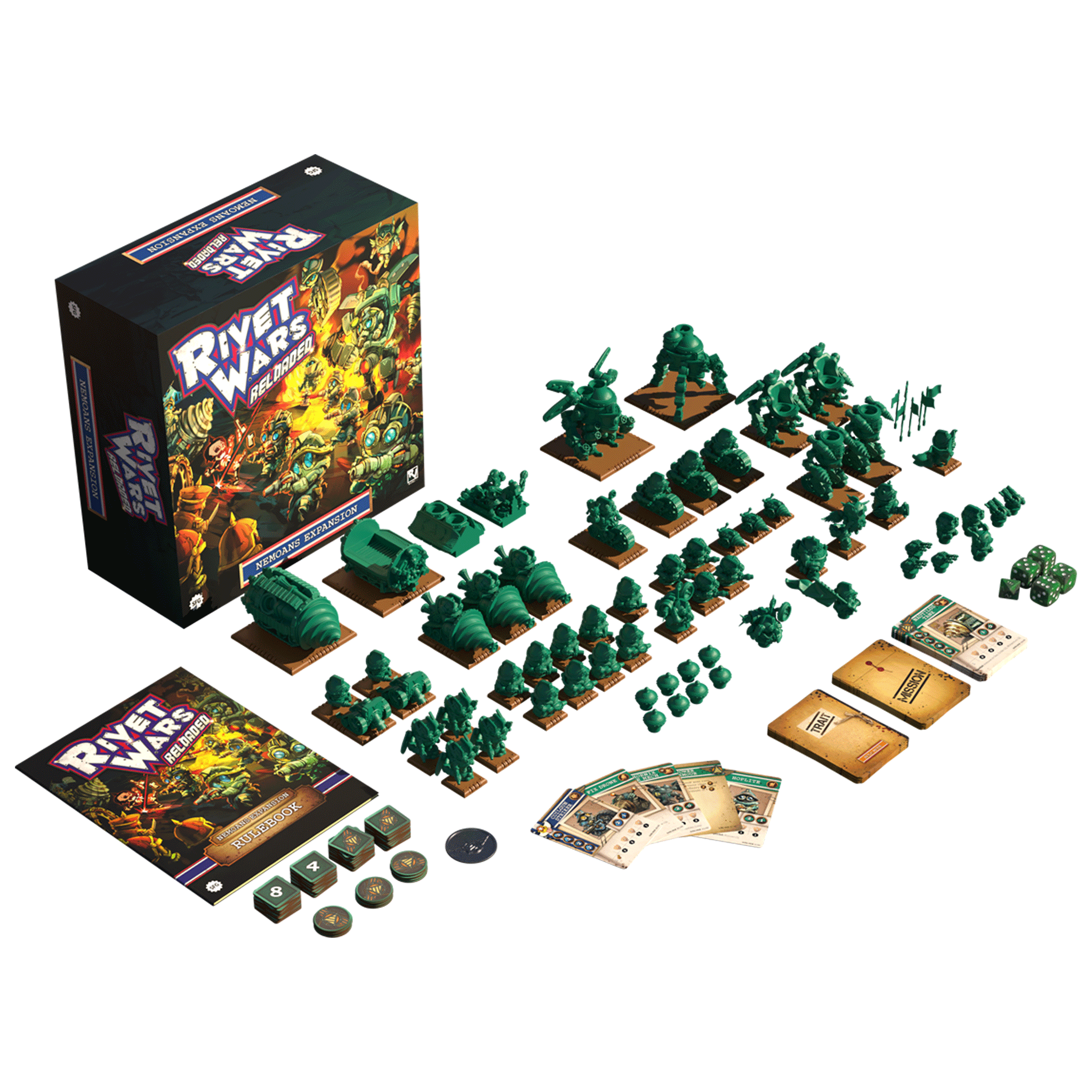 Rivet Wars: Reloaded Board Game | Steamforged Games Rivet Wars: Reloaded Board Game | Steamforged Games