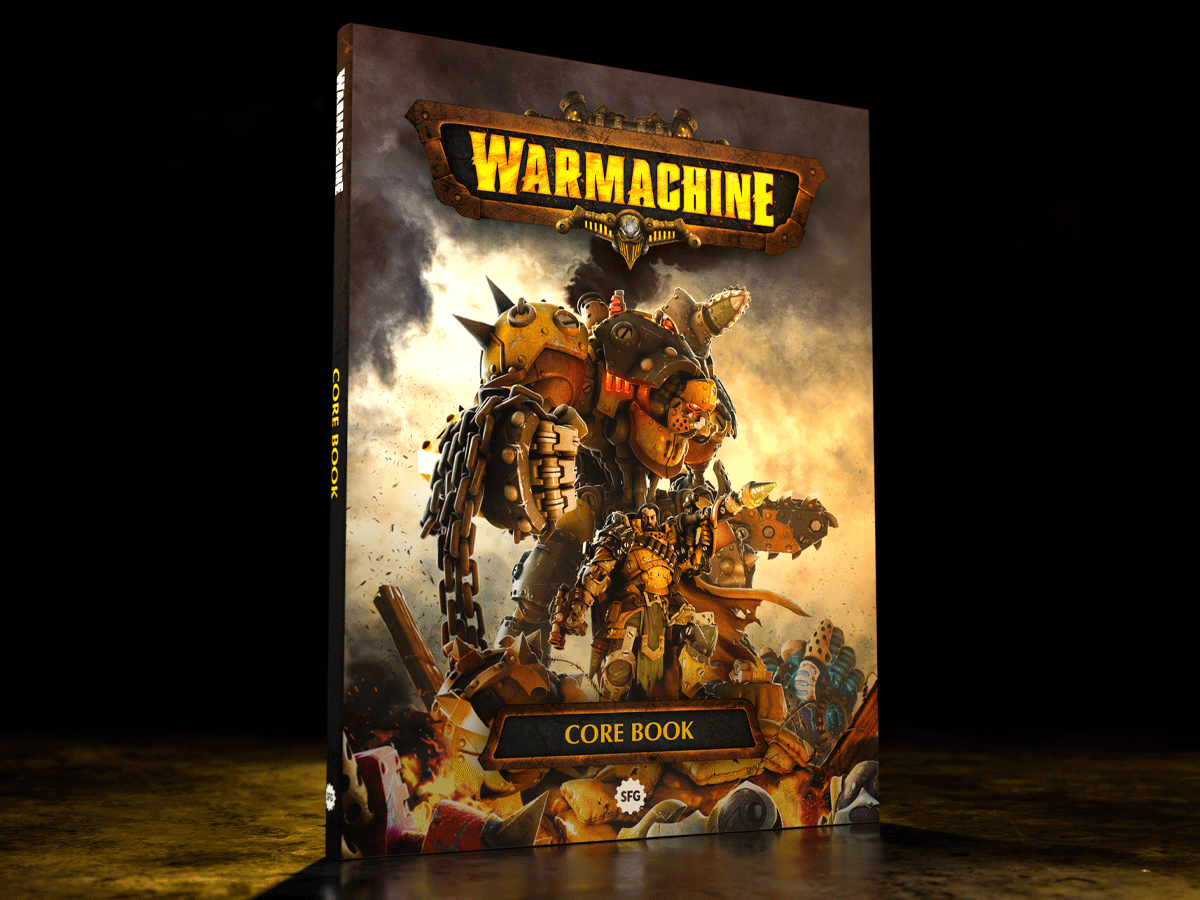 WARMACHINE CORE BOOK STEAMFORGED GAMES – LIBRO PRINCIPALE CON REGOLE E LORE DEI REGNI DI FERRO, 140+ PAGINE ILLUSTRATE