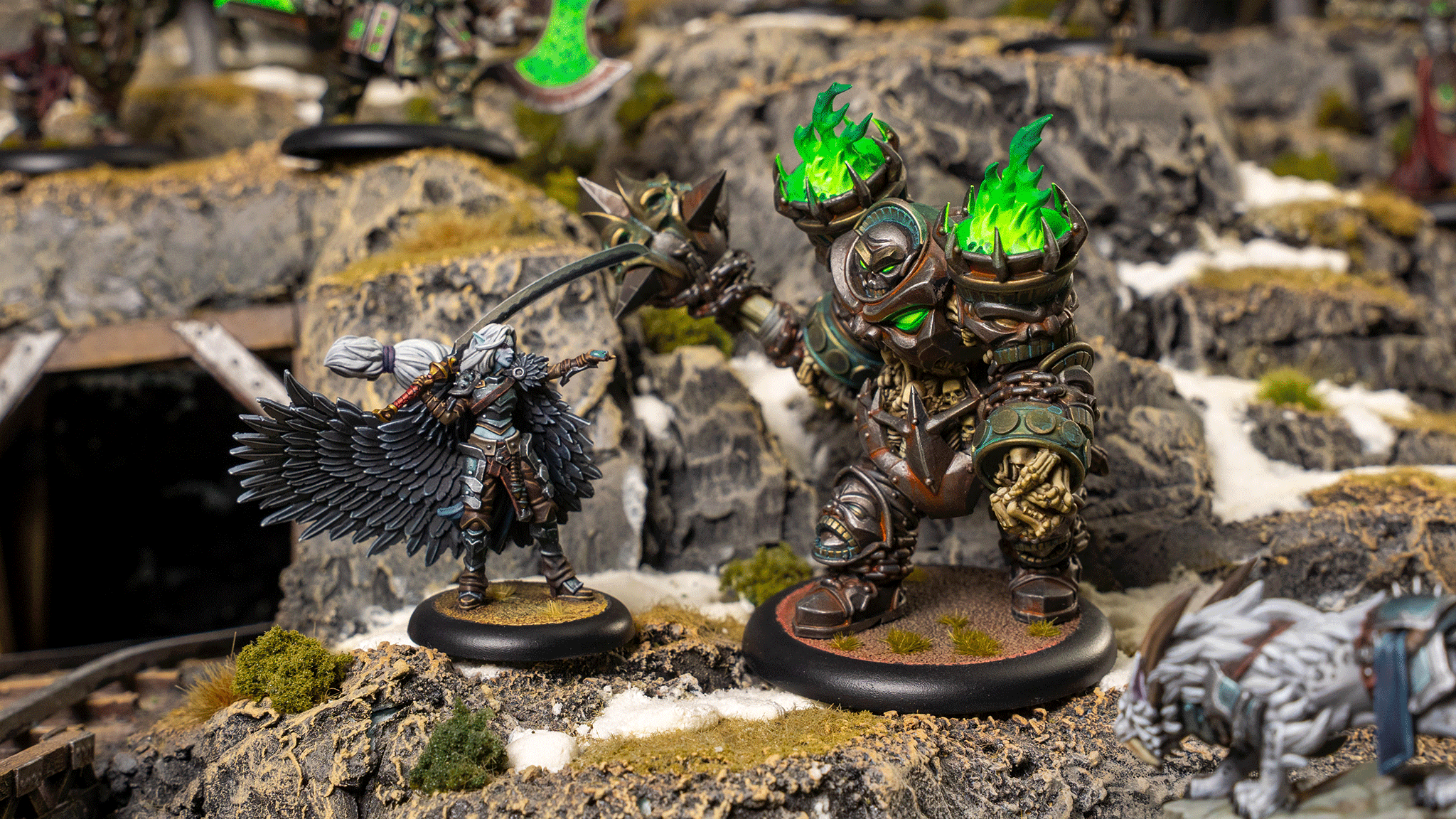 Warmachine: The Graveborn Command Cadre (HIPS) - Steamforged Games