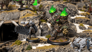 Warmachine: The Graveborn Command Cadre (HIPS) - Steamforged Games