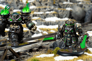 Warmachine: The Graveborn Command Cadre (HIPS) - Steamforged Games