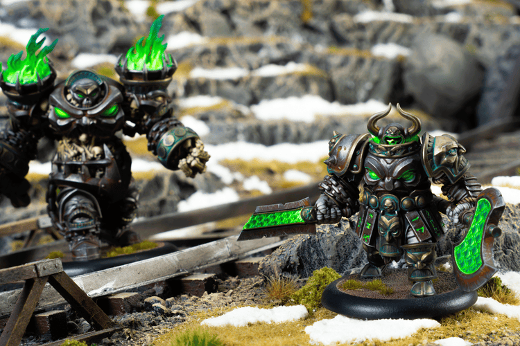 Warmachine: The Graveborn Command Cadre (HIPS) - Steamforged Games