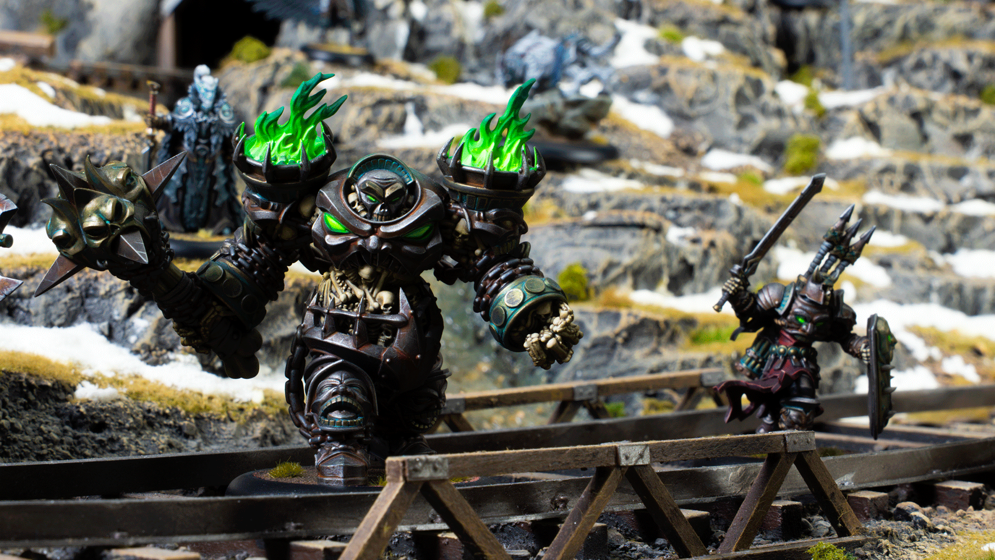 Warmachine: The Graveborn Command Cadre (HIPS) - Steamforged Games