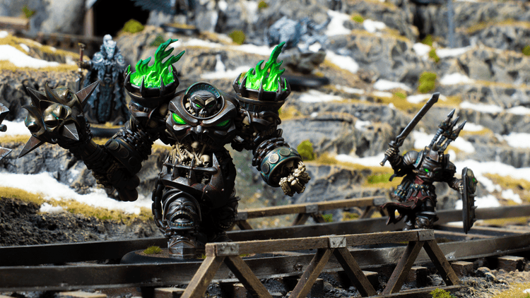 Warmachine: The Graveborn Command Cadre (HIPS) - Steamforged Games