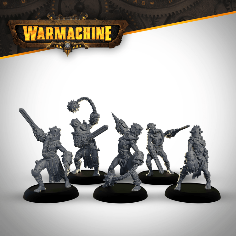 Warmachine: Dark Operations Drudge Slayers (sculpts F–J) - Steamforged Games