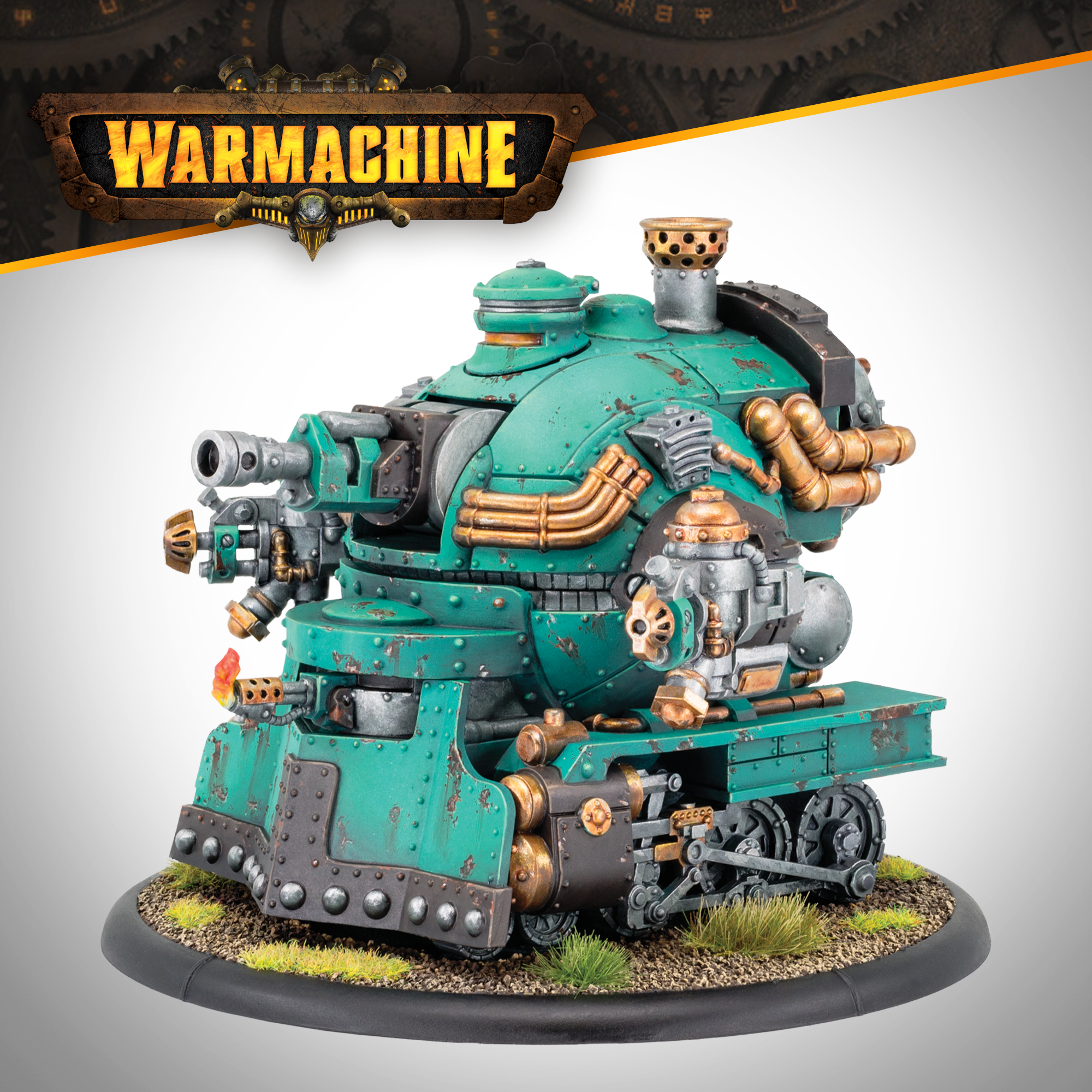 Warmachine: Crucible Guard Captain Eira Mackay & Railless Interceptor