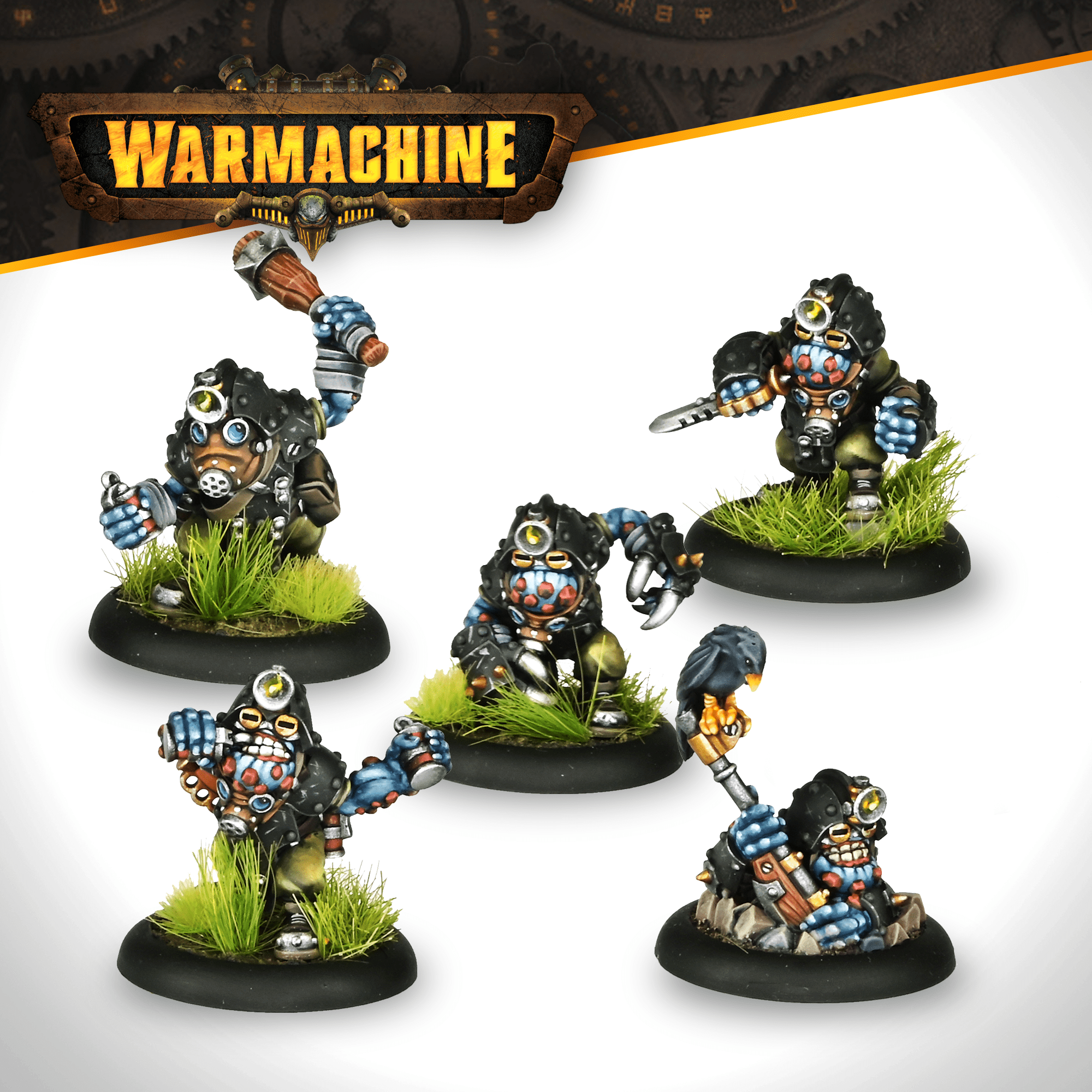 Warmachine: Southern Kriels Kithguard Tunnel Rats - Steamforged Games