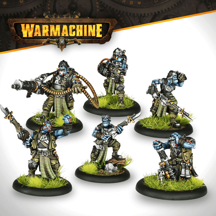 Warmachine: Southern Kriels Kithguard Infantry - Steamforged Games