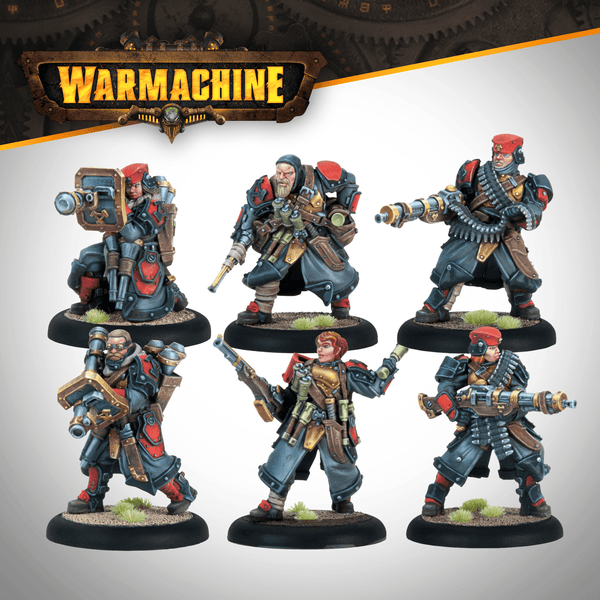 Warmachine: Khador Winter Korps Infantry Support Weapon Troopers