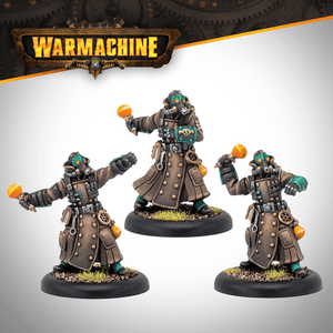 Warmachine: Crucible Guard Combat Alchemists - Steamforged Games