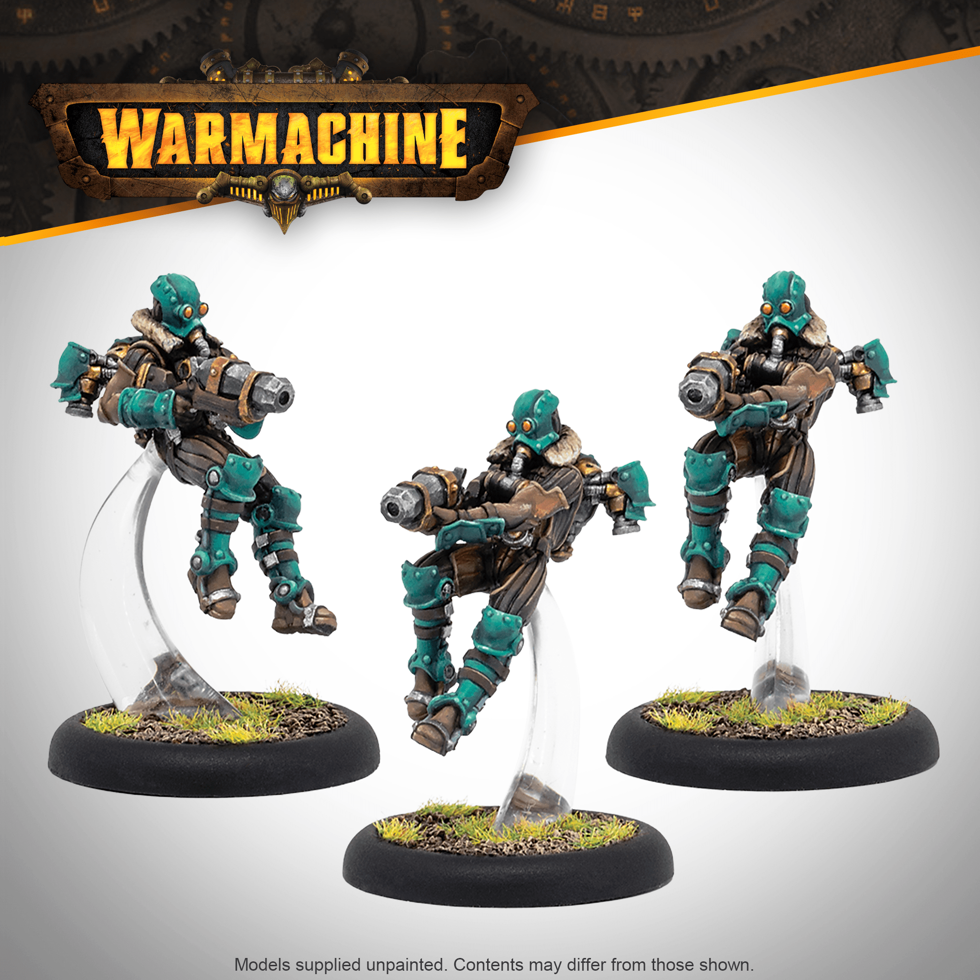 Warmachine: Crucible Guard Rocketmen Gunners - Steamforged Games