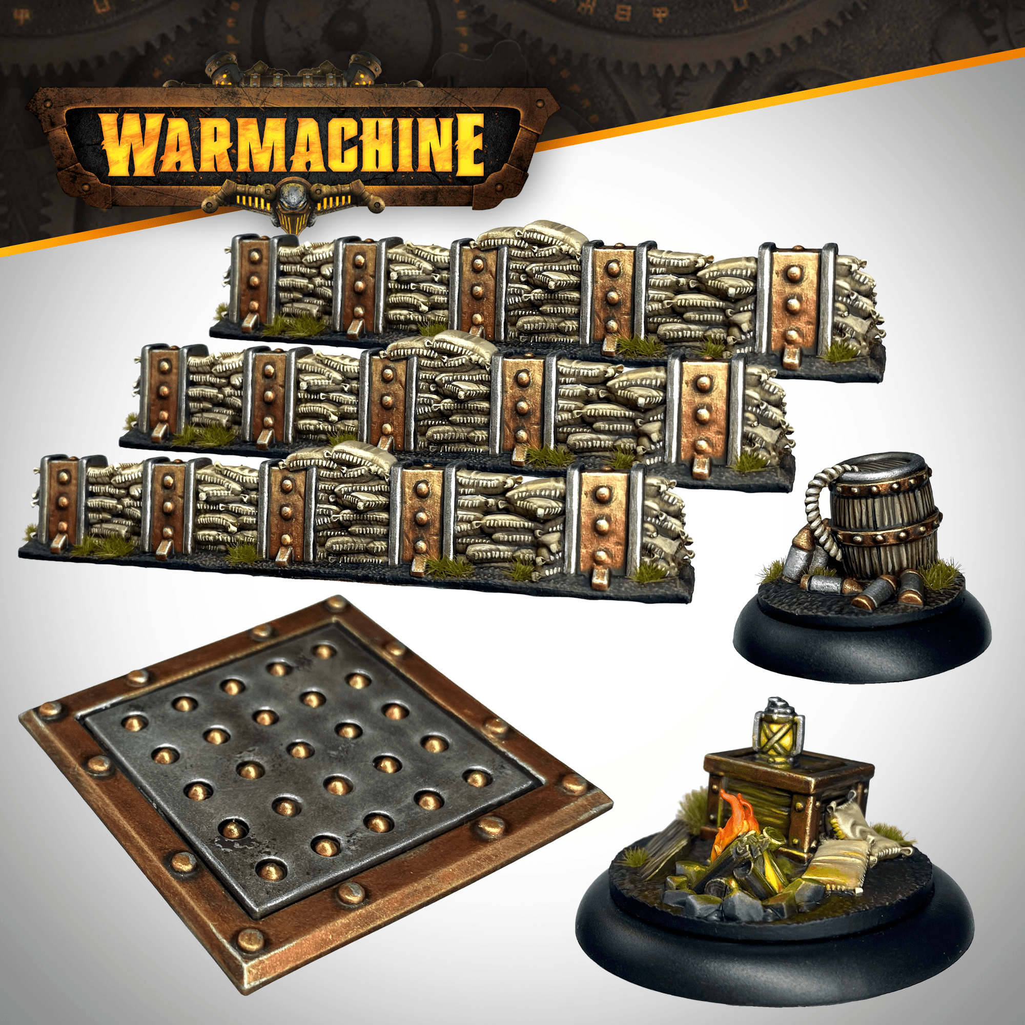 Warmachine: Gravediggers Defenses Set - Steamforged Games