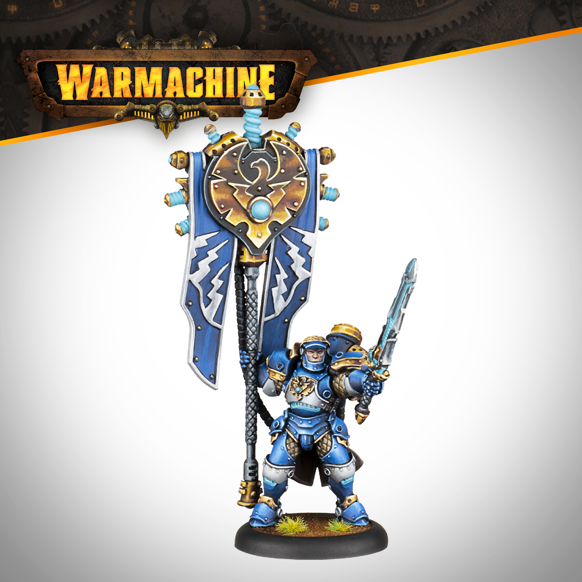 Warmachine: Storm Legion Legionnaire Standard Bearer